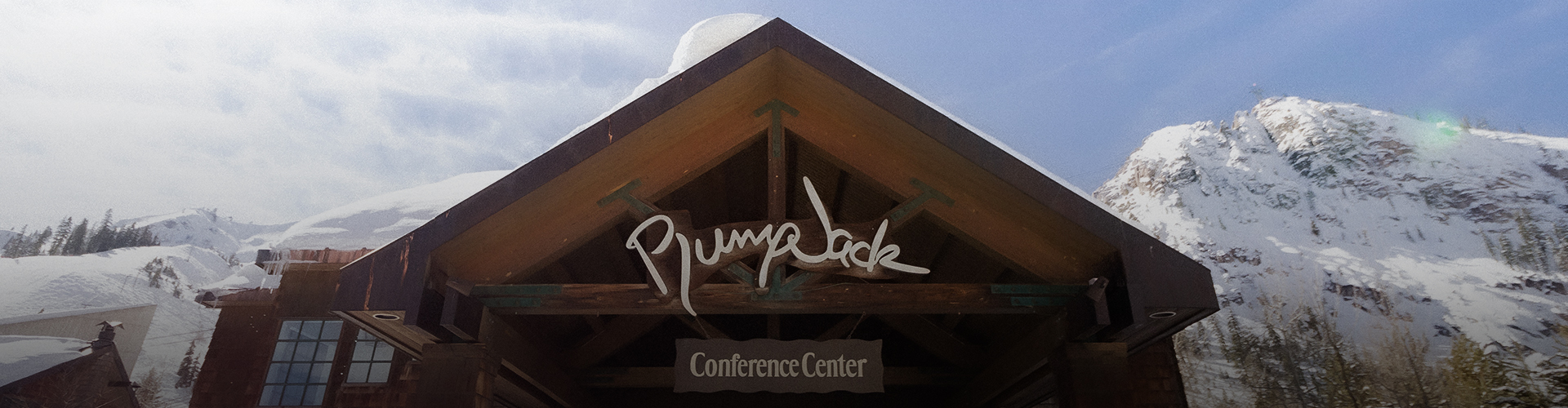 Closeup of the Conference Center Facade at PlumpJack