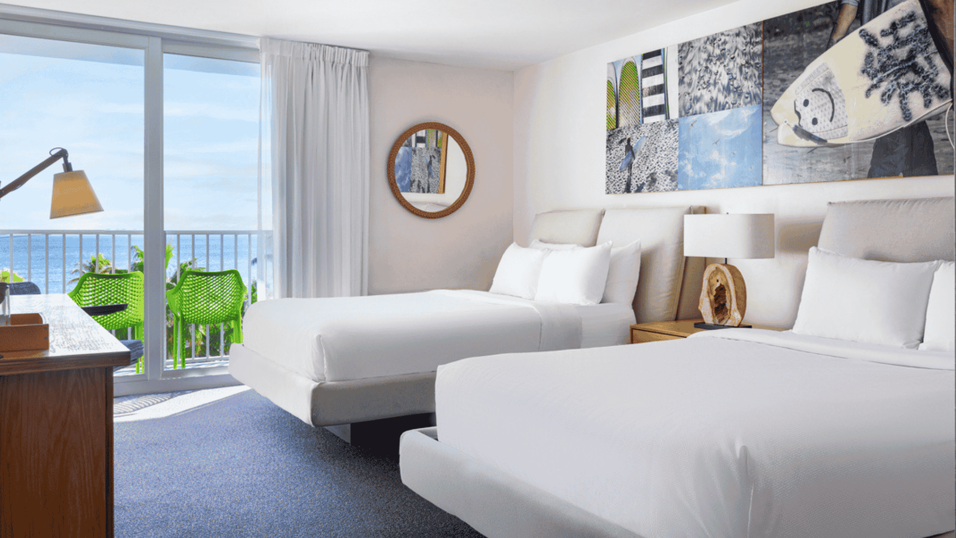 Ocean Front Two Queen Beds Plunge Beach Resort Lauderdale FL