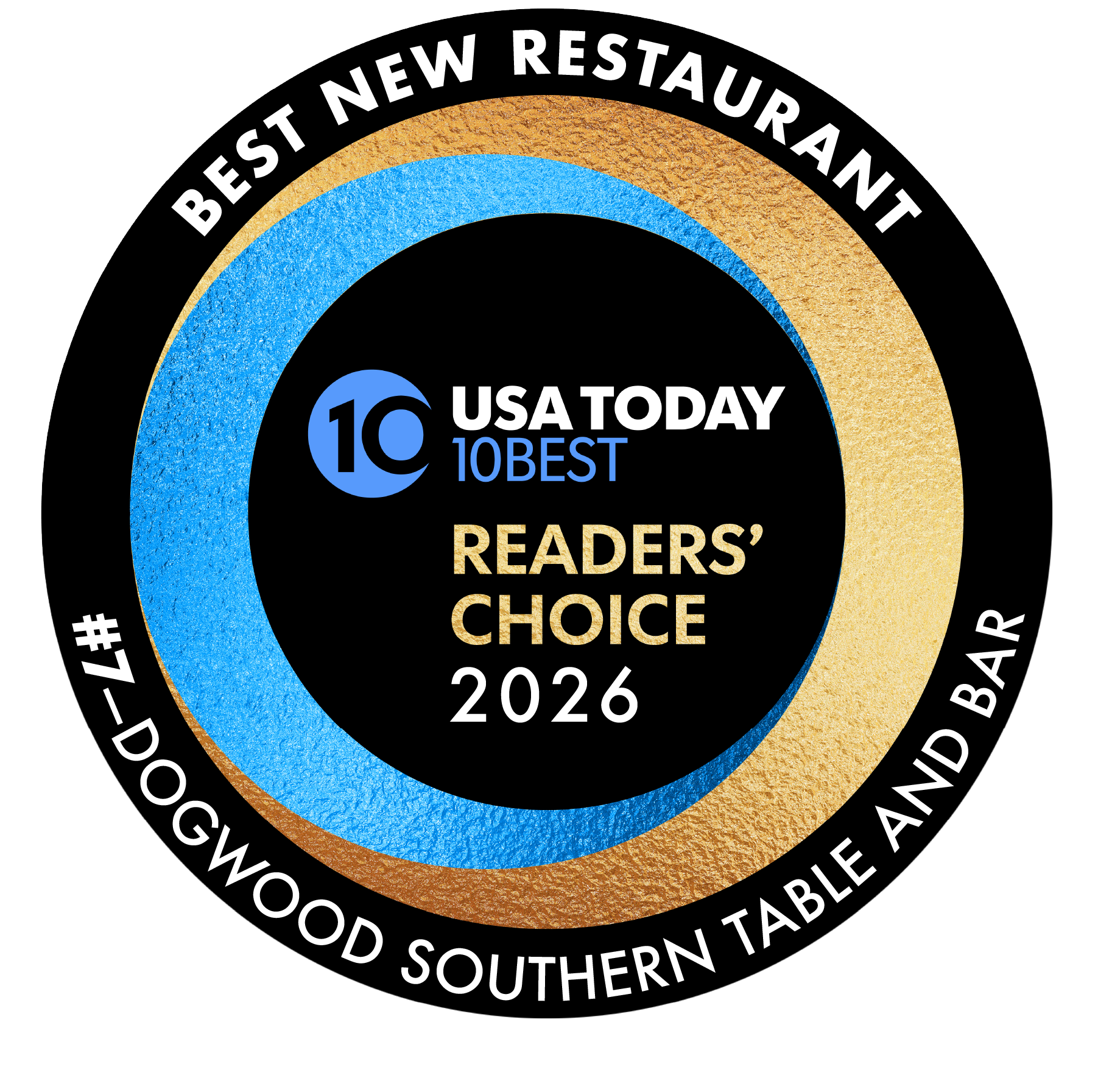 a logo on a black background