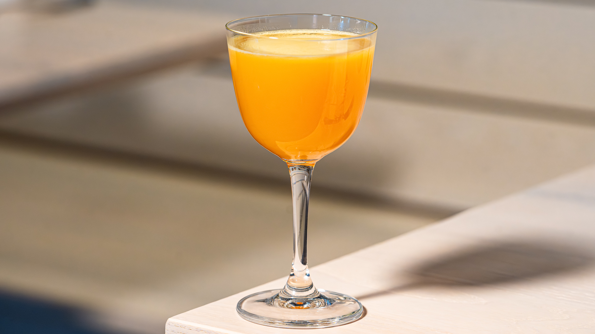 a glass of orange juice
