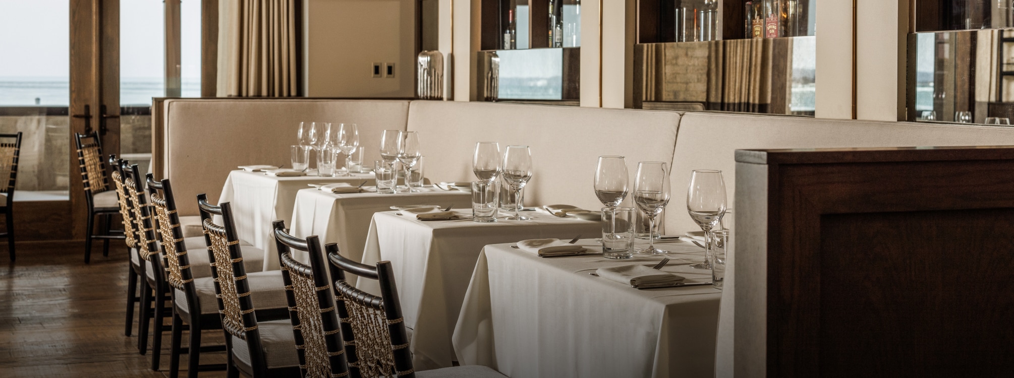 a table set for a dinner party
