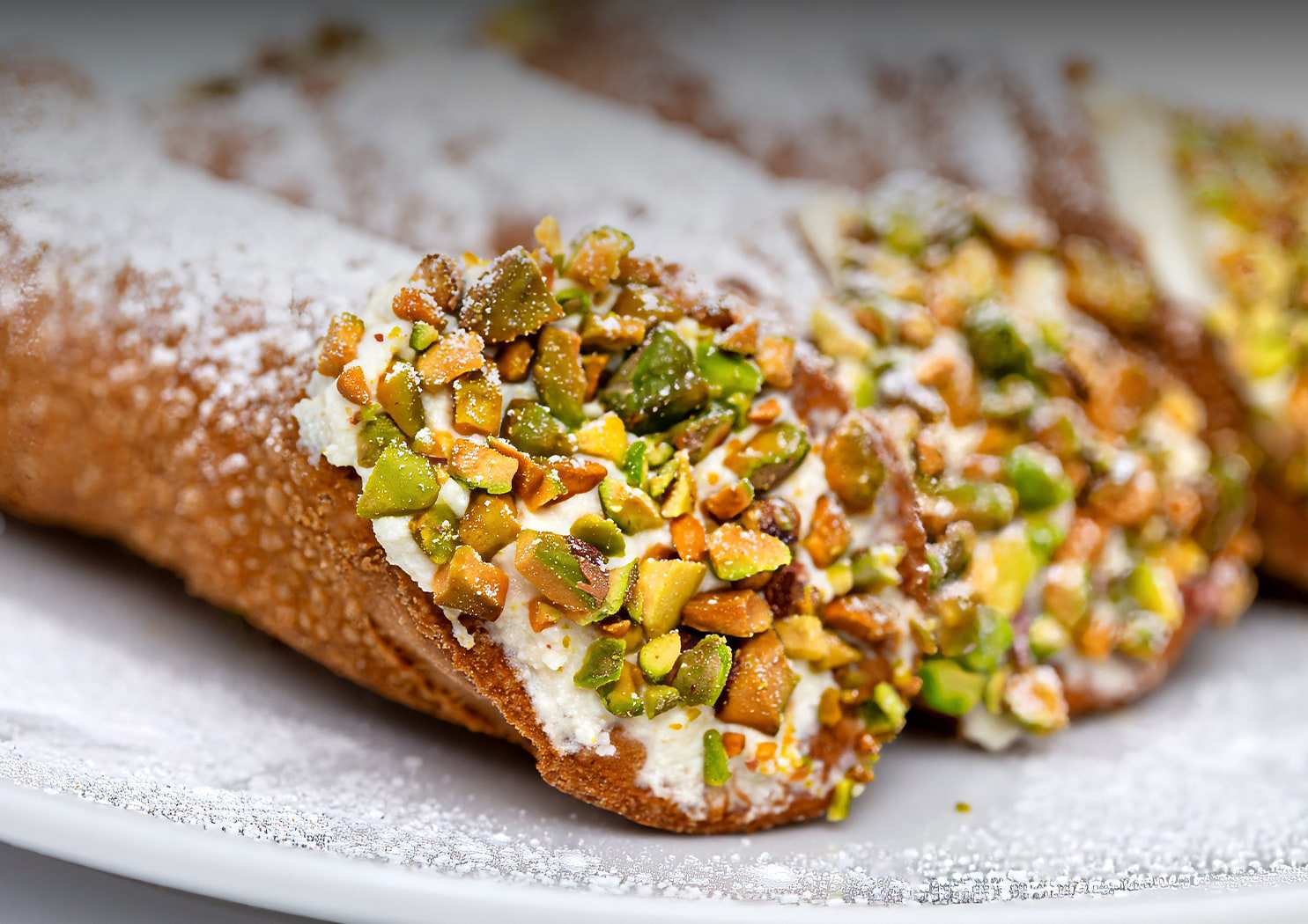 a plate of food with sprinkles