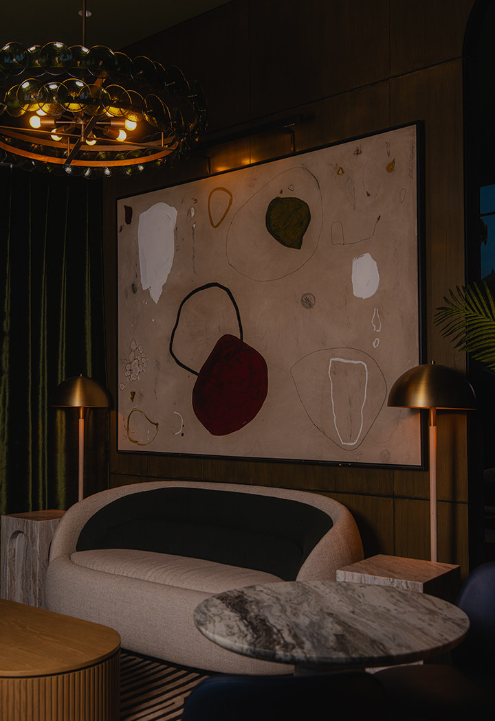 a painting on a wall