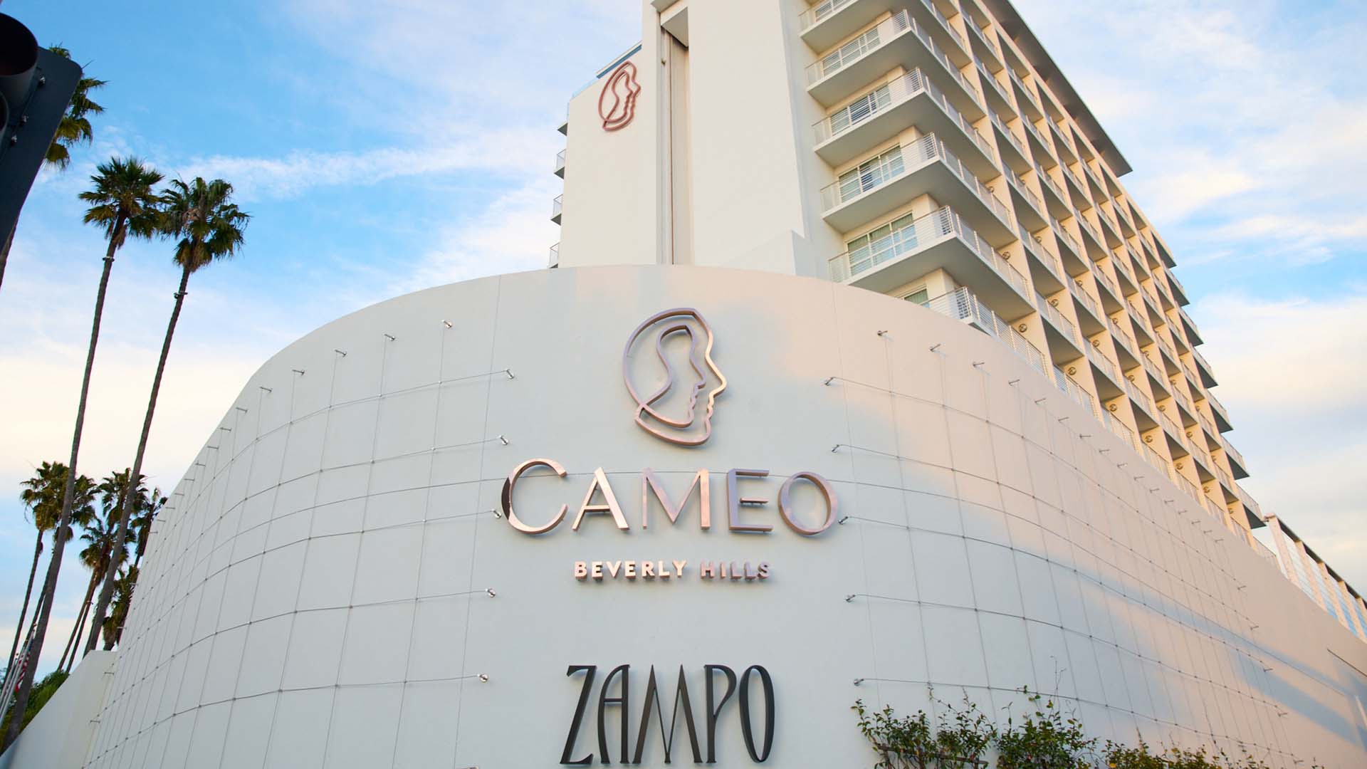 a building with a sign on it