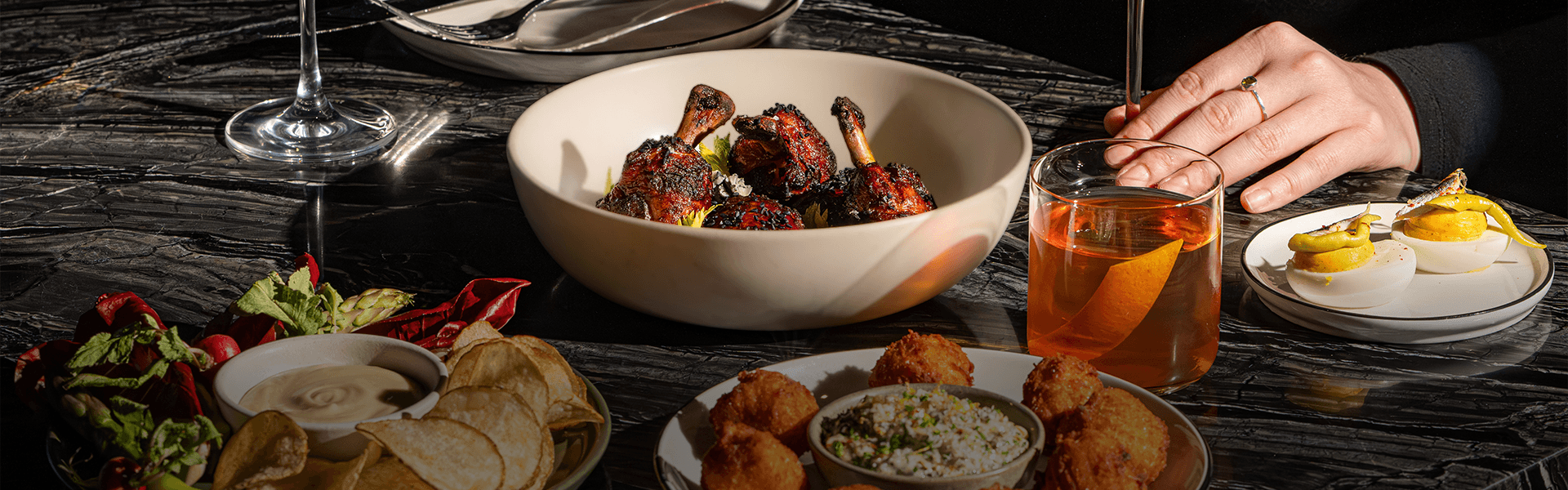 a bowl of food on a table