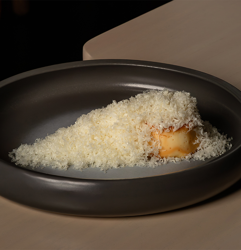 a plate of food on a table