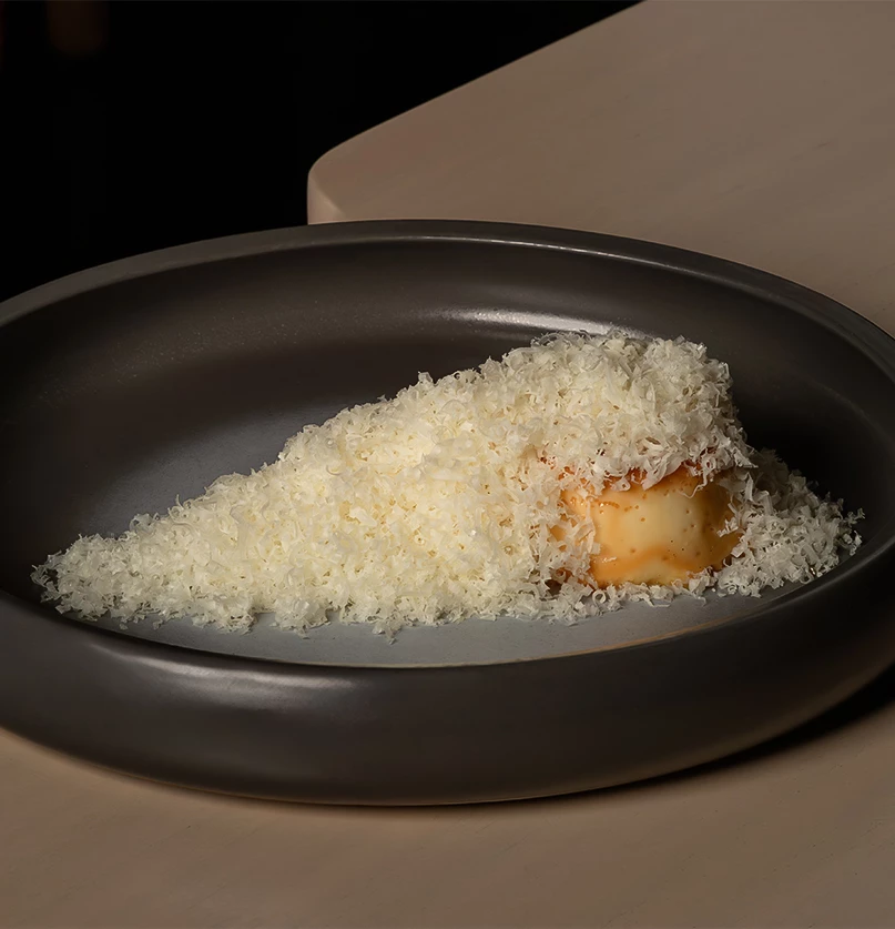 a plate of food on a table