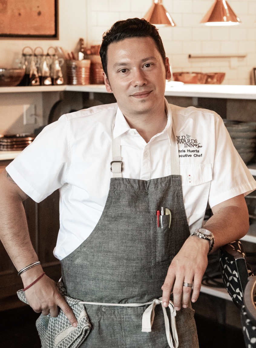 a man in an apron