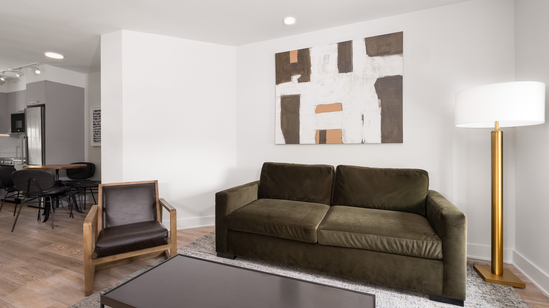 a couch in a room
