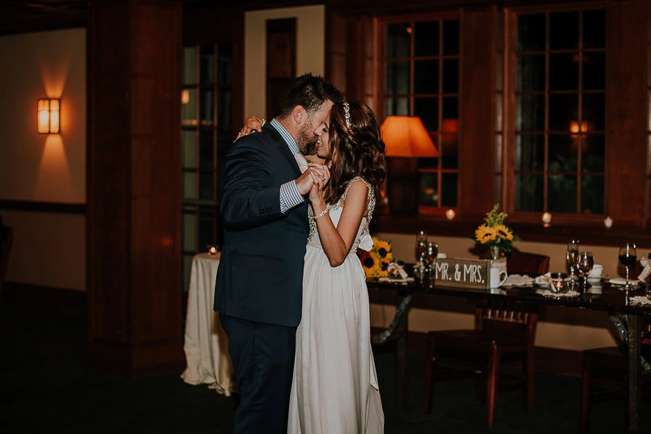 a man and woman dancing