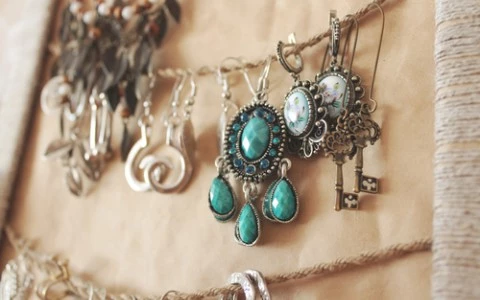 hand meade earrings