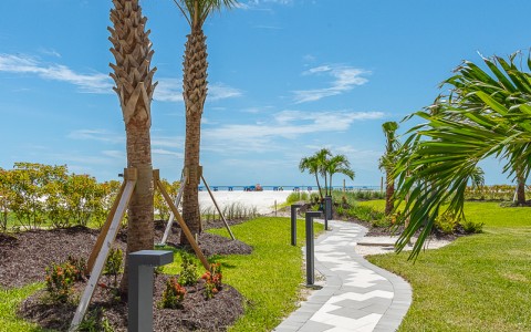 Pathway to beach