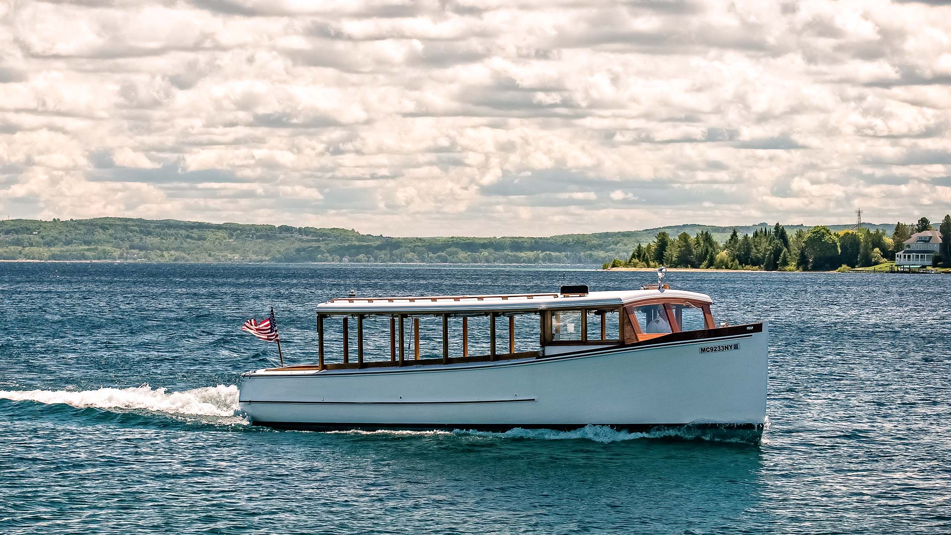 a boat on the water