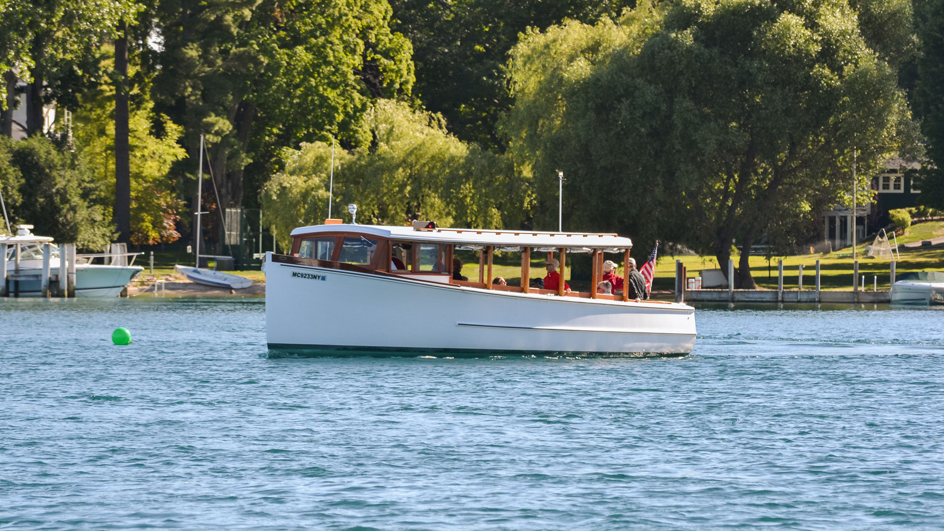 a boat on the water