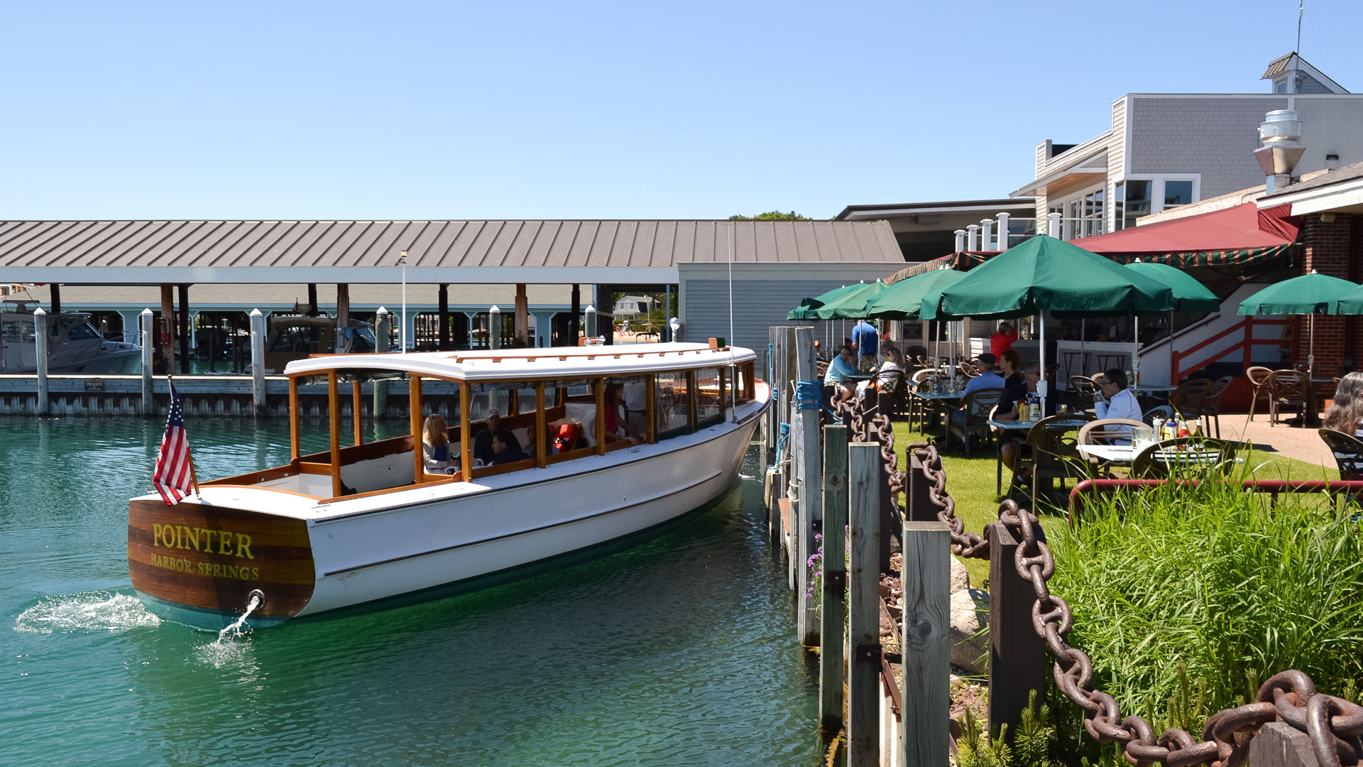 a boat on the water