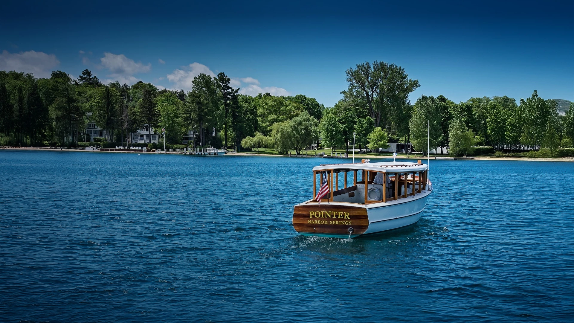 a boat on the water