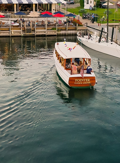 a boat on the water