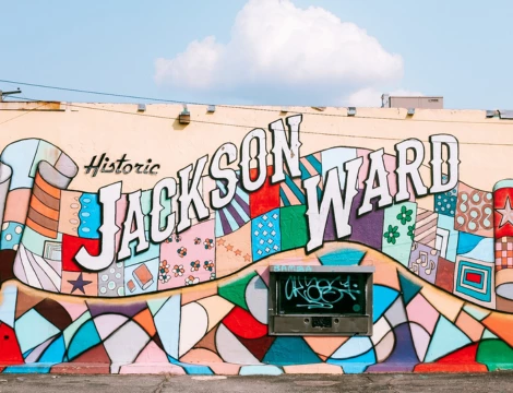 a wall with graffiti