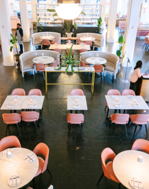 The Lobby Bar from the Mezzanine Floor