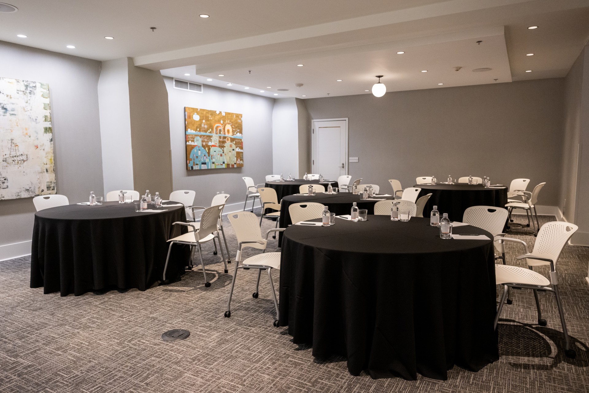 love & happiness meeting setup