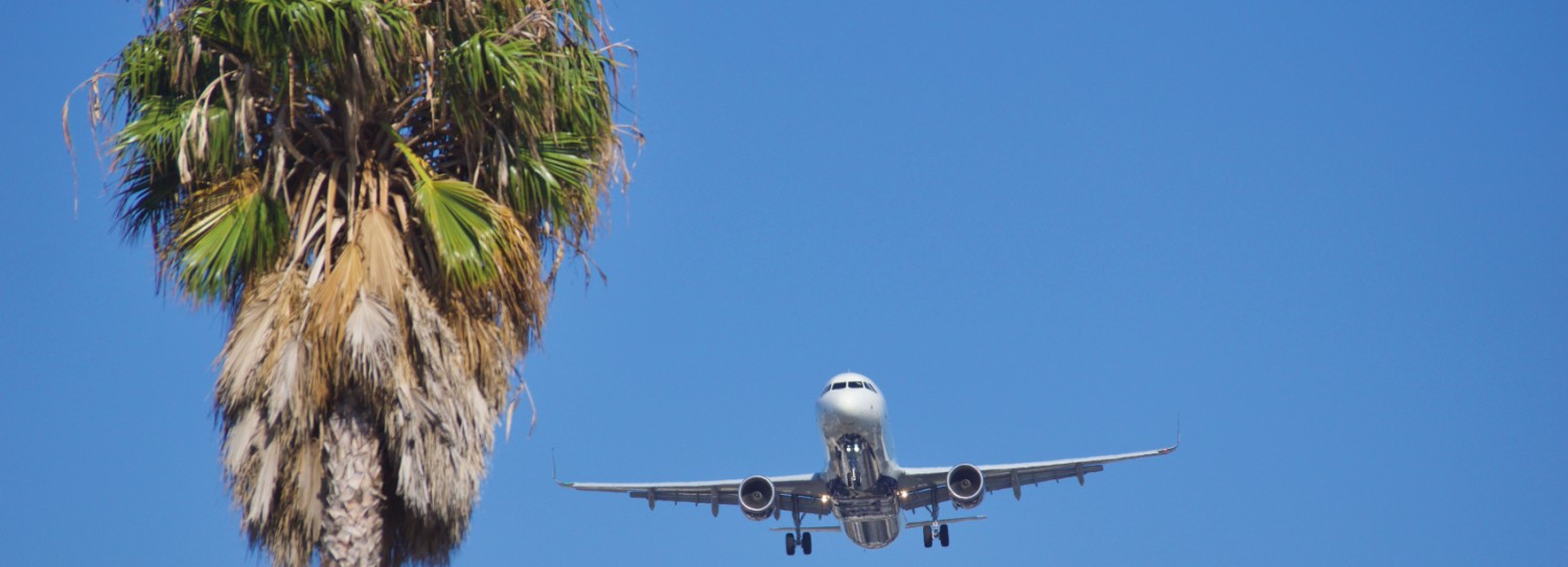 a plane flying in the sky