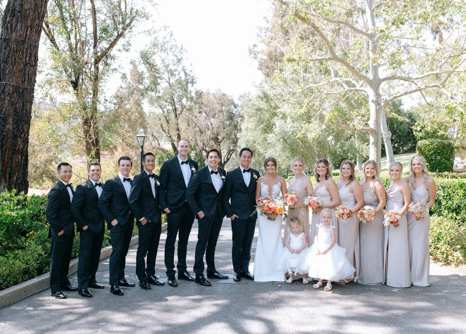 a group of people posing for a photo