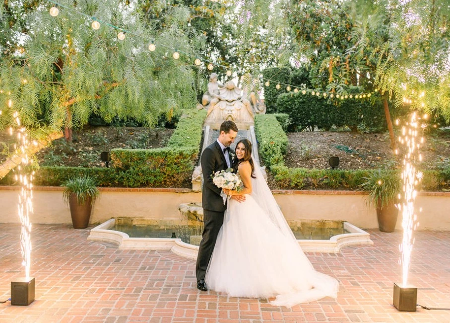 a man and woman posing for a picture