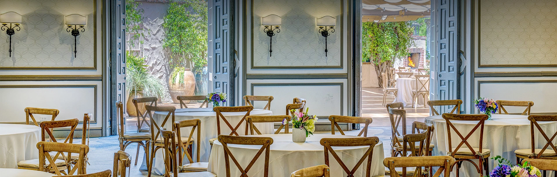 a table set for a dinner party