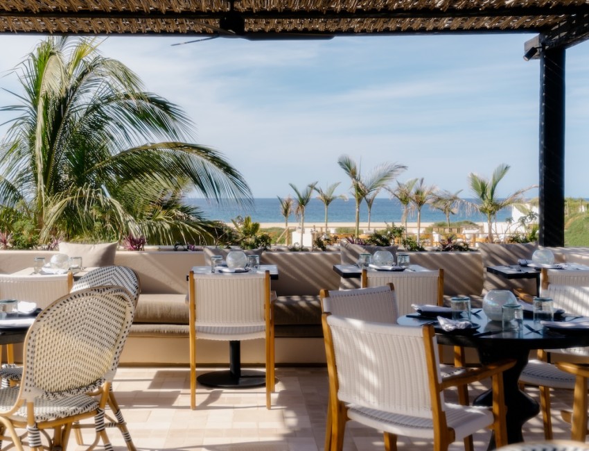 a restaurant with tables and chairs