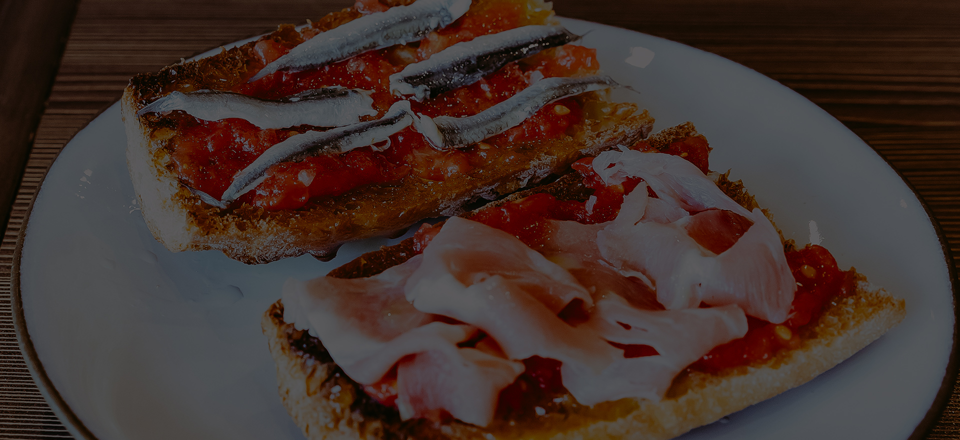 a plate of food on a table