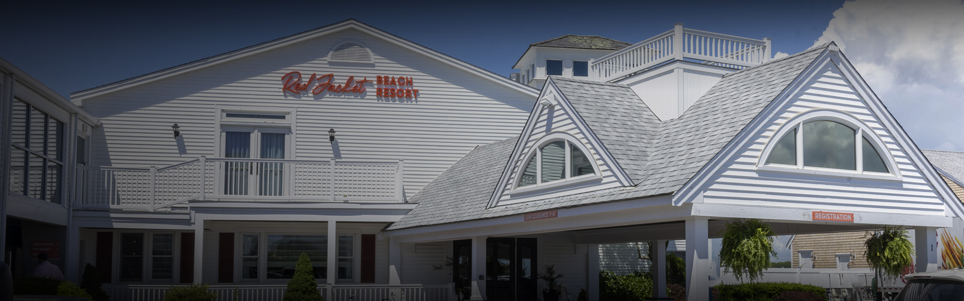 a building with a sign on it