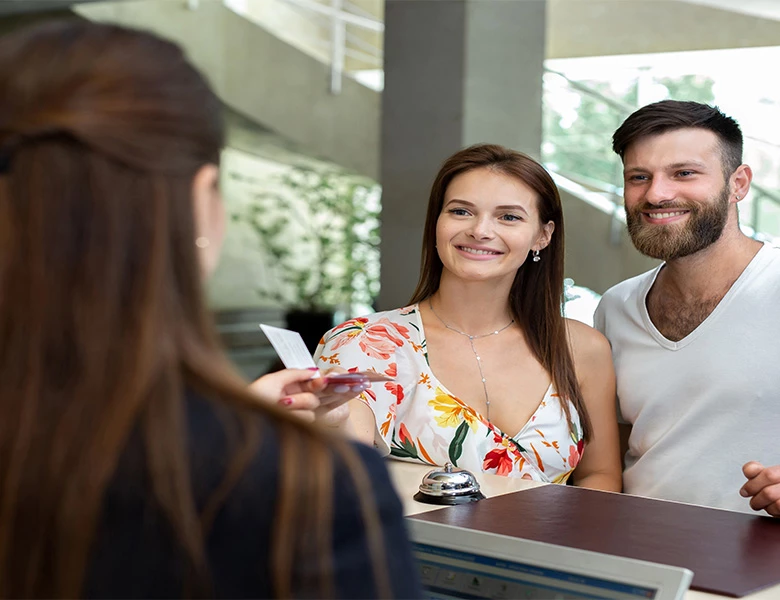 a group of people sitting at a table
