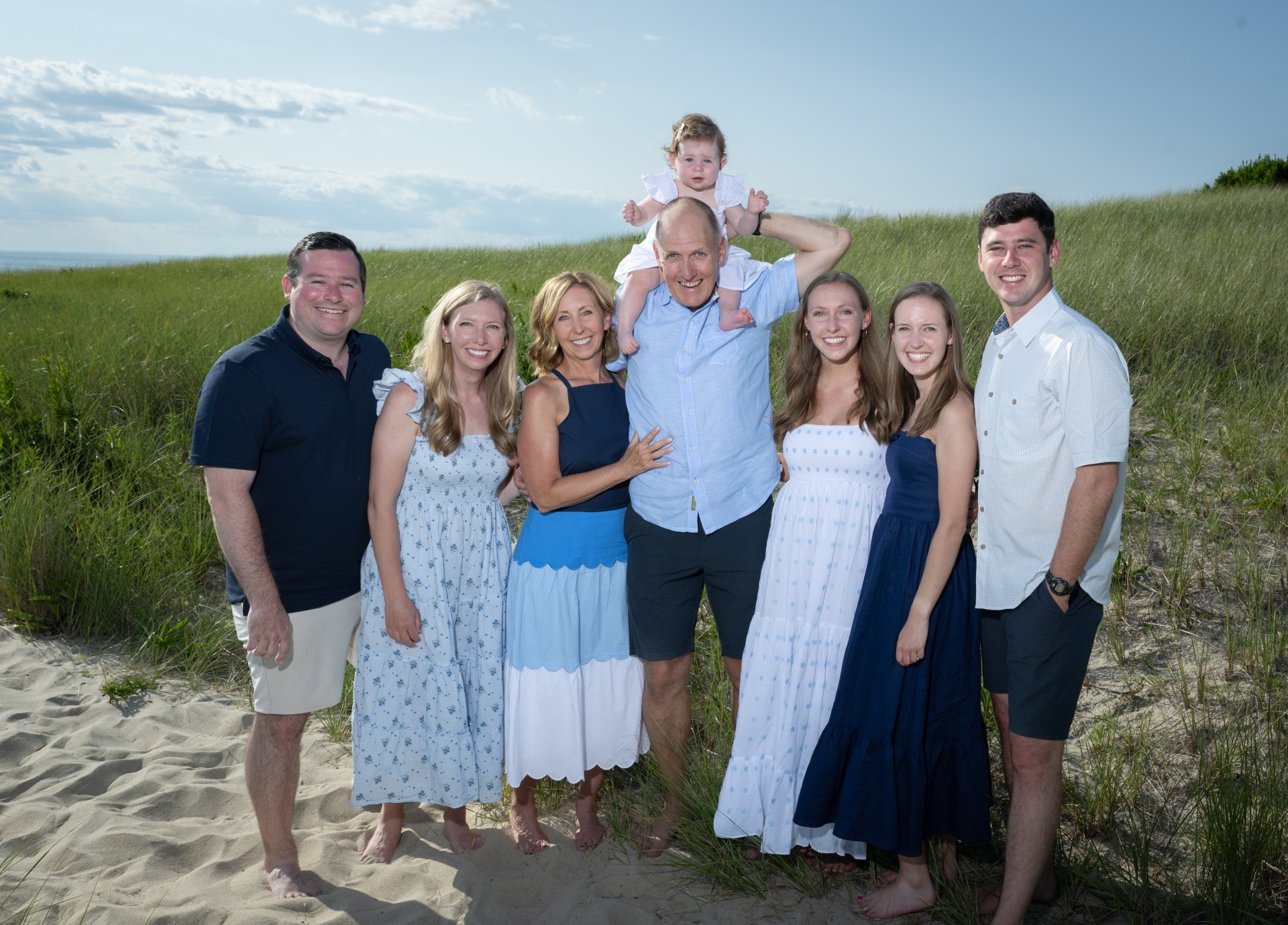 Fleeting Moments Family Beach Photo