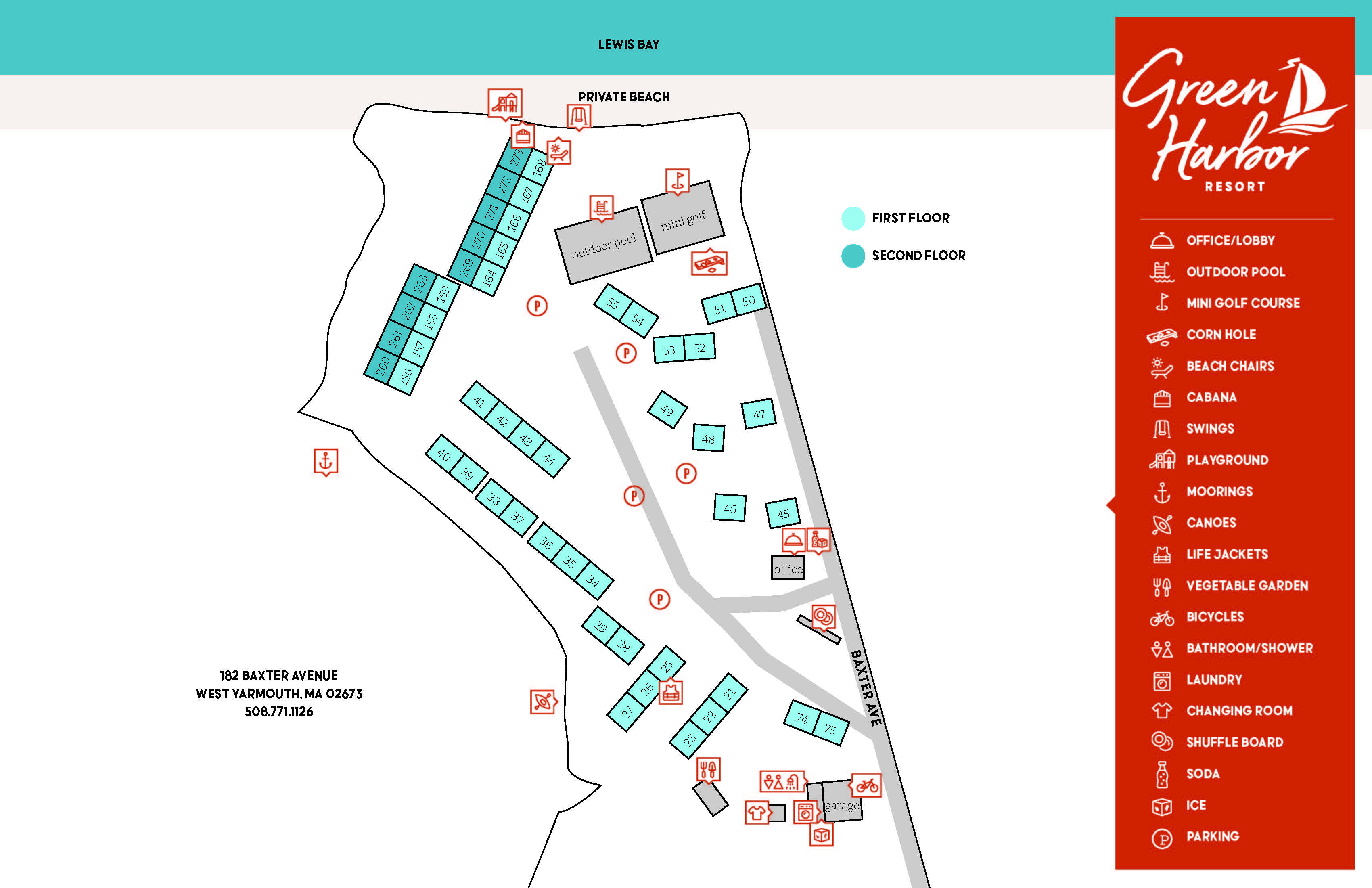 a map of a building