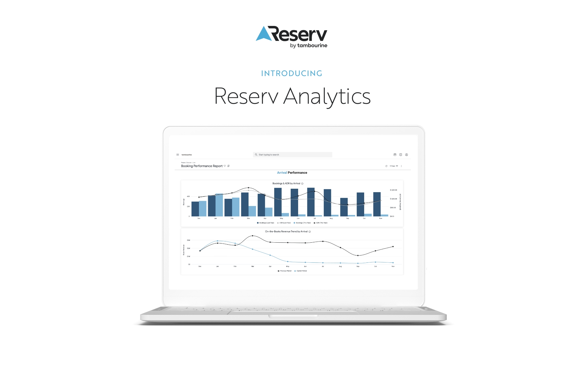 a laptop with a graph on the screen
