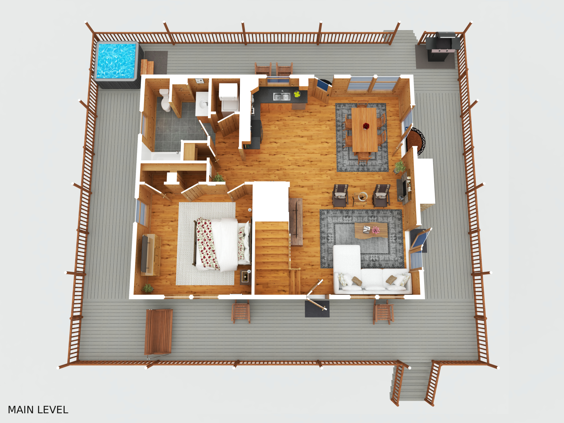 a floor plan of a house