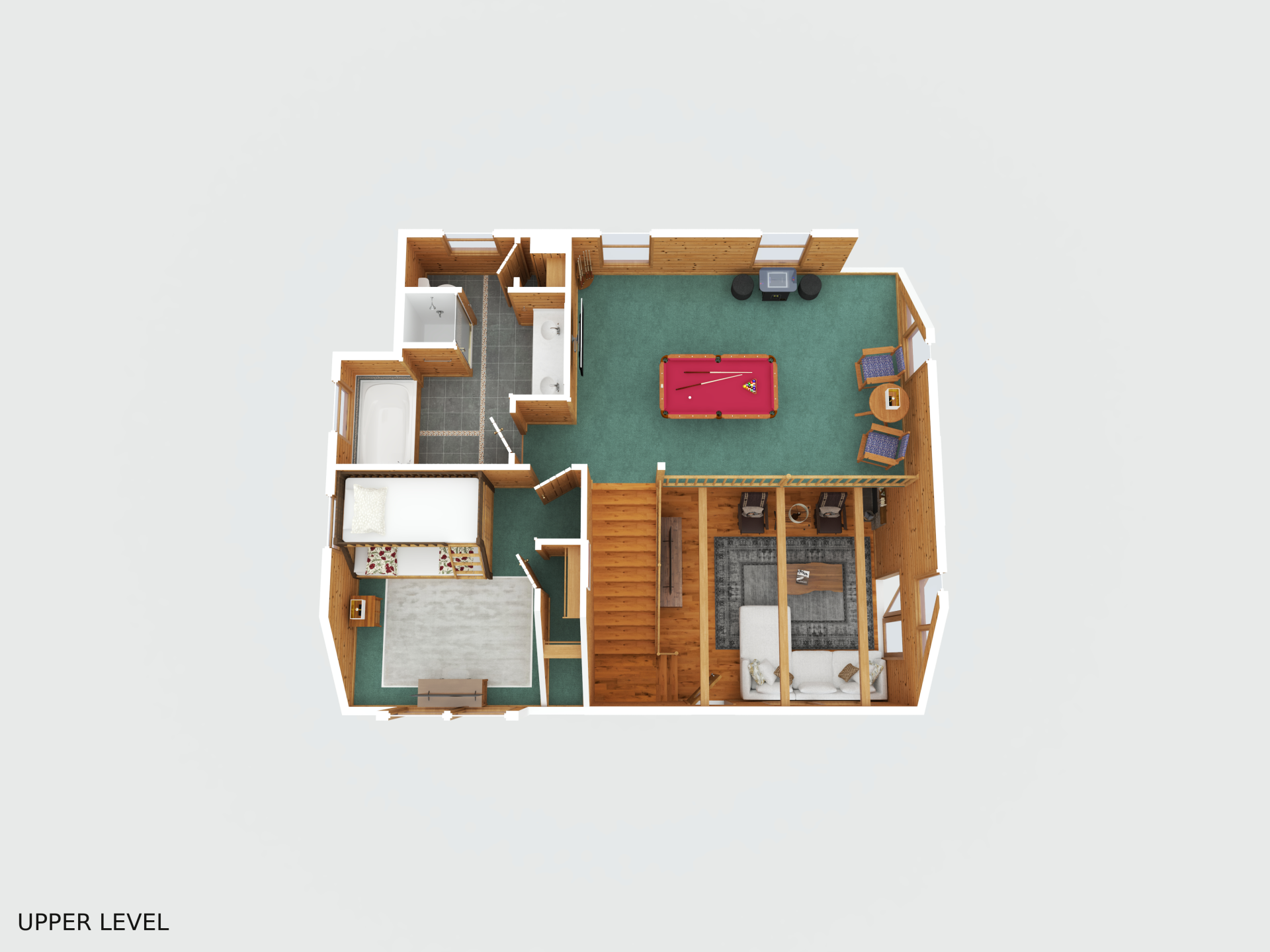 a floor plan of a house
