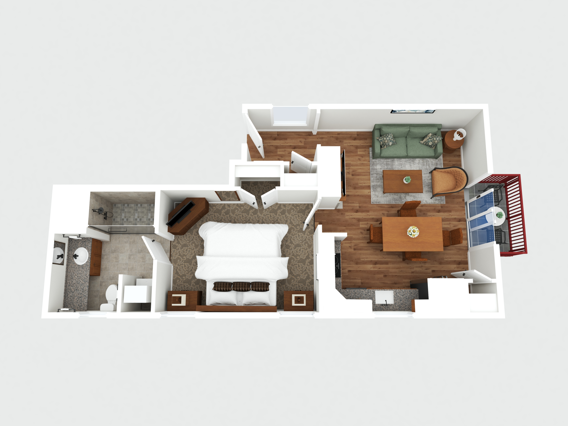 a floor plan of a house