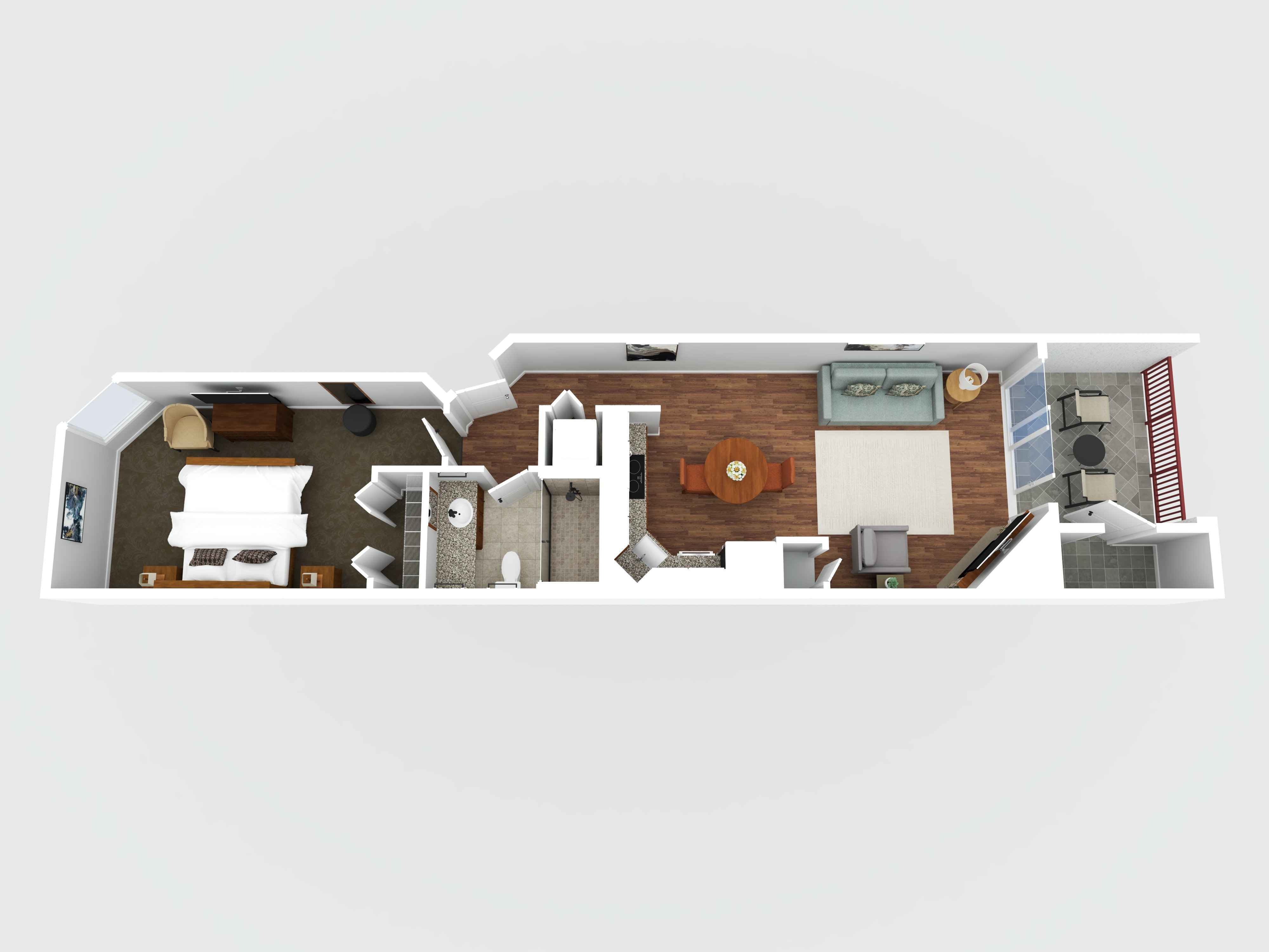 a floor plan of a house