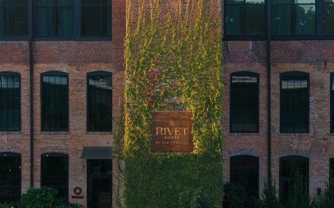 a sign on a building