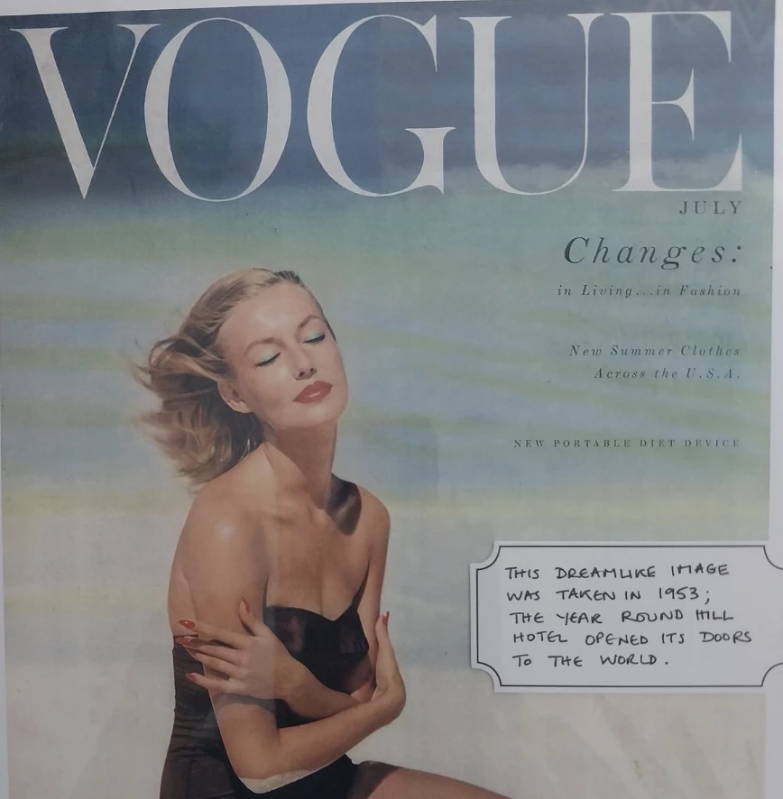 a magazine cover with a woman on the cover