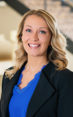 a woman smiling at camera