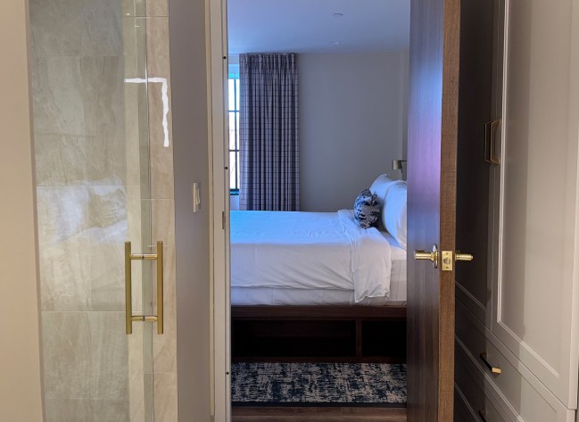 a door to a bedroom
