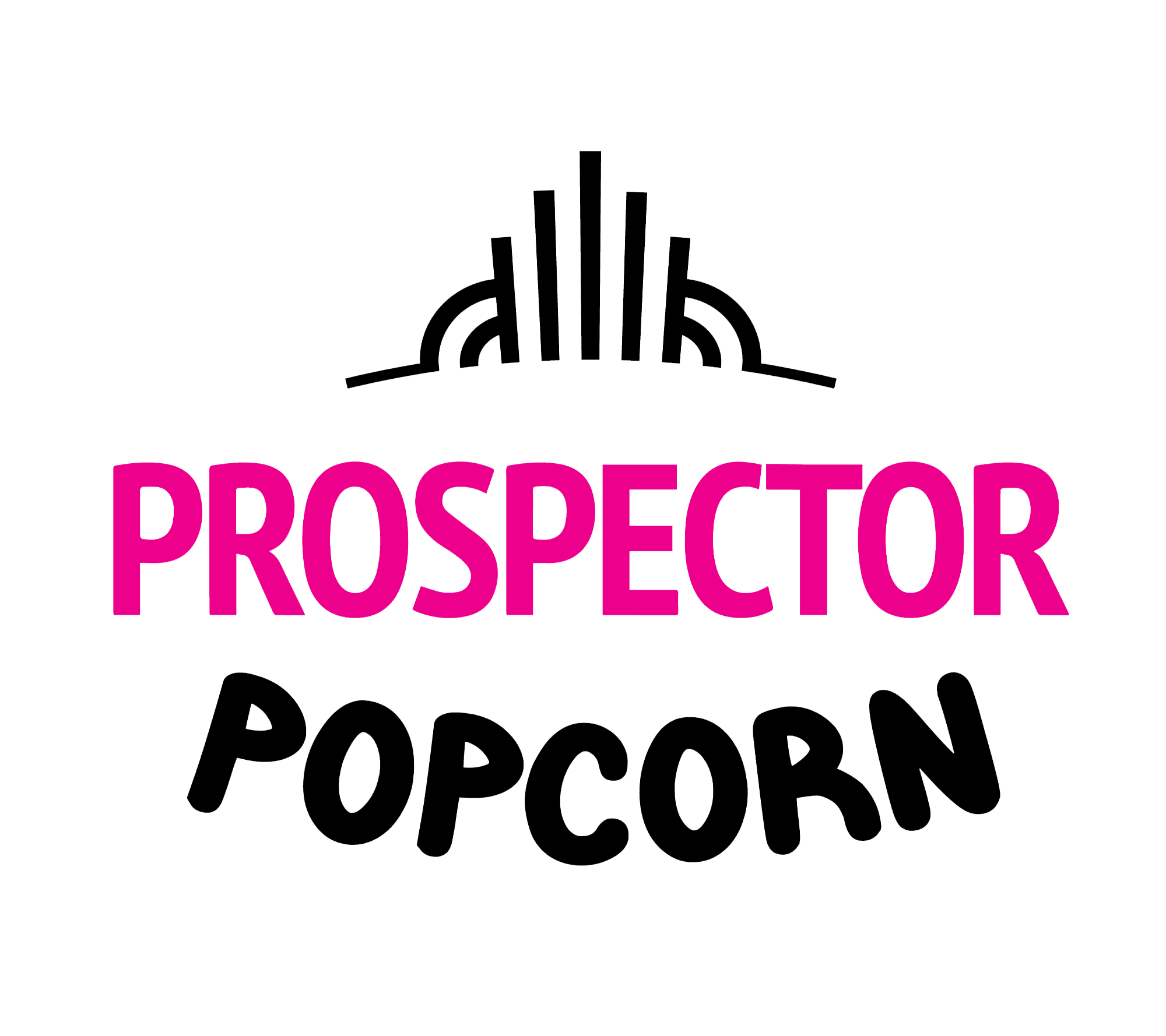 a pink text on a black background