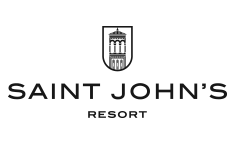 a logo on a black background