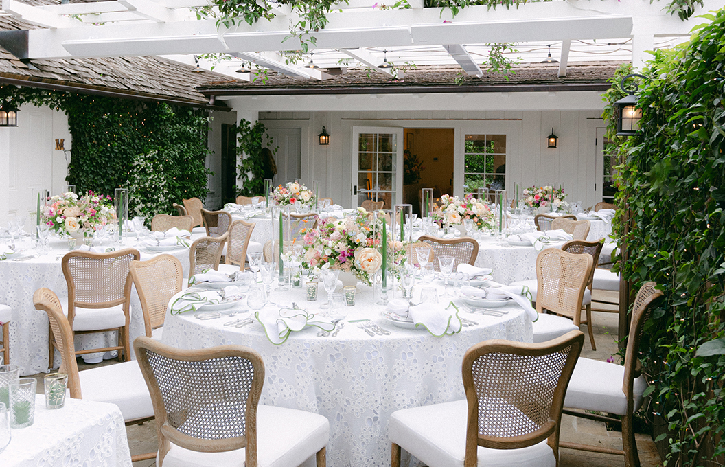 a table set for a meal