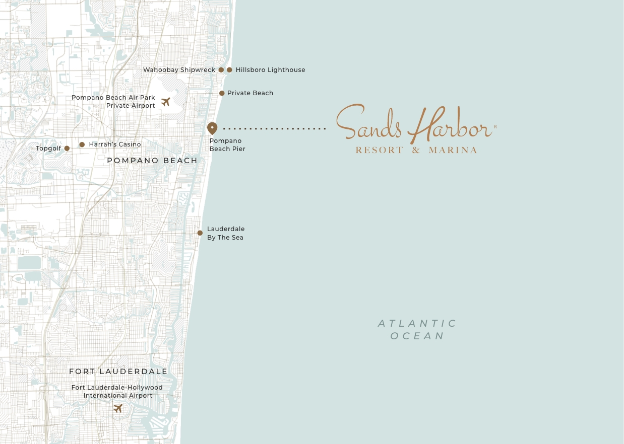 a map of a beach