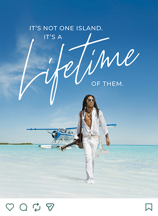 a man walking on a beach with an airplane in the background