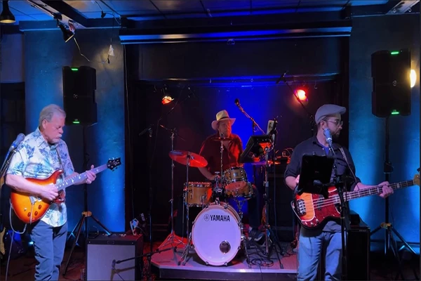 a group of people playing instruments