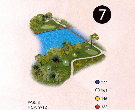 a map of golf course